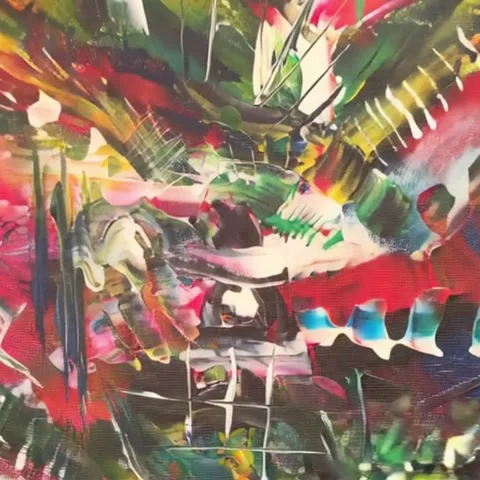 Abstract Paint Explosion Loop - 4K - V71 Stock Footage 342277103