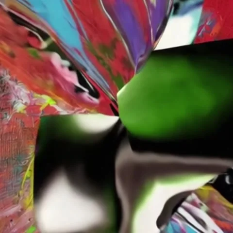 Abstract Paint Explosion Loop - 4K - V36 Stock Footage 342277205