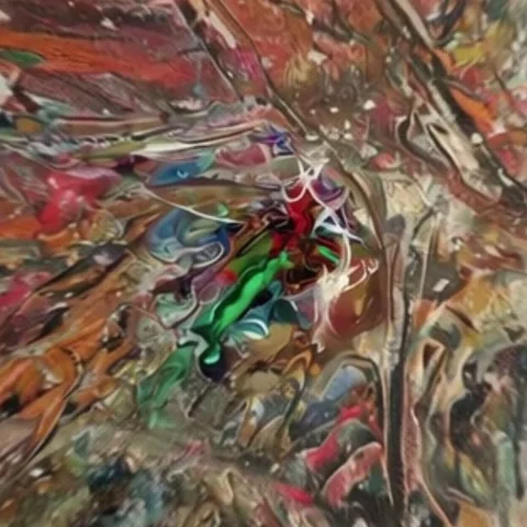 Abstract Paint Explosion Loop - 4K - V32 Stock Footage 342277218