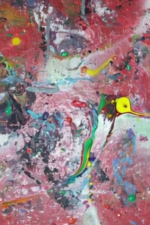 Abstract Paint Explosion Loop - 4K - V25 Stock Footage 342277230