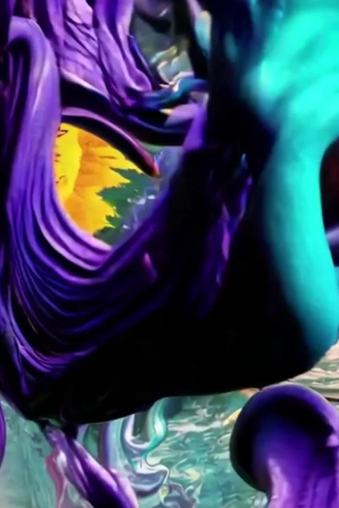 Abstract Paint Explosion Loop - 4K - V23 Stock Footage 342277240