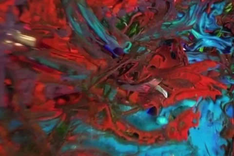 Abstract Paint Explosion Loop - 4K - V20 Stock Footage 342277244