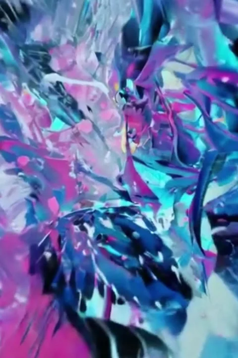 Abstract Paint Explosion Loop - 4K - V02 Stock Footage 342277289