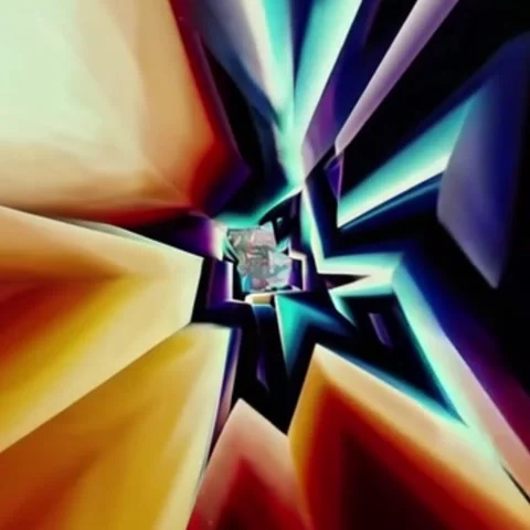 Abstract Paint Explosion Loop - 4K - V61 Stock Footage 342277324