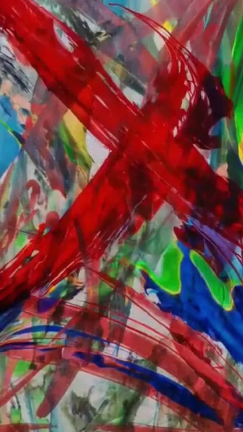 Abstract Paint Explosion Loop - 4K - V72 Stock Footage 342277328