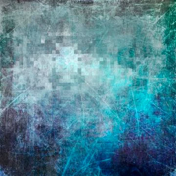 Abstract paint gradient with square grid added Stock Illustration