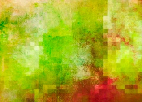Abstract paint gradient with square grid added Illustrazione stock