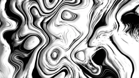 Abstract paint ink in motion. Abstract black and white background template Stock Footage 220048936