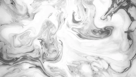 Abstract paint ink in motion. Psychedelic background footage. Black and white Stock Footage 101229551