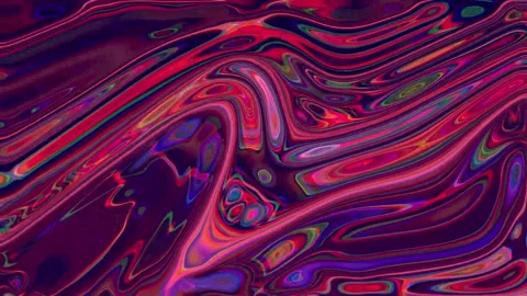 Abstract Paint Ink In Motion. Psychedelic Background Footage. Colorful Spots. Stock Footage 150492525