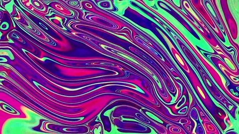 Abstract Paint Ink In Motion. Psychedelic Background Footage. Colorful Spots. Stock Footage 150493924