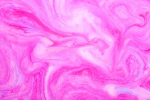 Abstract paint ink, psychedelic background. Colorful spots on water surface. Stock Photos