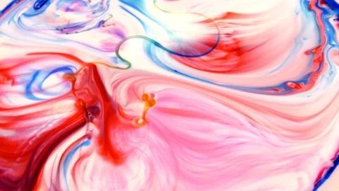 Abstract Paint Ink Spread Random Movement 3 Stock Footage 94511846