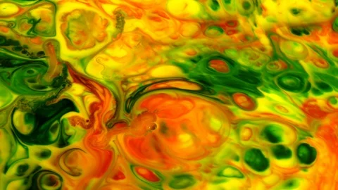 Abstract Paint Ink Spread Random Movement 4 Stock Footage 94513193