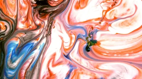 Abstract Paint Ink Spread Random Movement 8 Stock Footage 94519951