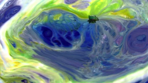 Abstract Paint Ink Spread Random Movement 13 Stock Footage 94523172