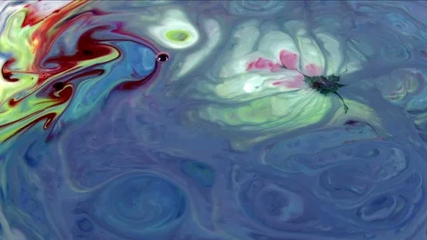 Abstract Paint Ink Spread Random Movement 14 Stock Footage 94523716