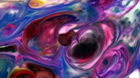 Abstract Paint Ink Spread Random Movement 1 Stock Footage 94530407