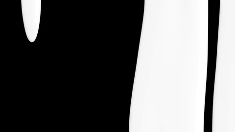 Abstract paint leak liquid black and white background \ New quality universal Stock Footage 79799677