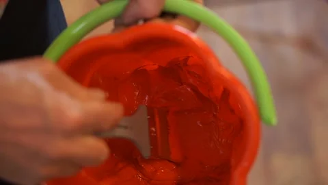 Abstract paint mix 動画素材 121470522