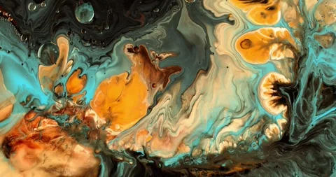 Abstract Paint In Motion Video stock 316388387