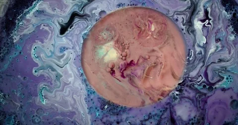 Abstract Paint In Motion Video stock 316388454