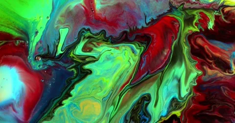 Abstract Paint In Motion Video stock 316388456