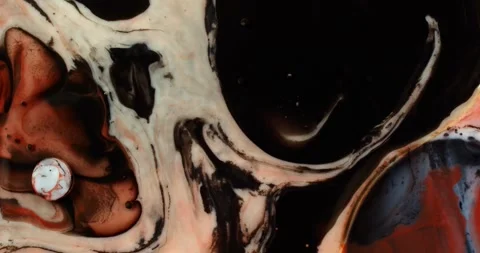 Abstract Paint In Motion Video stock 316389460