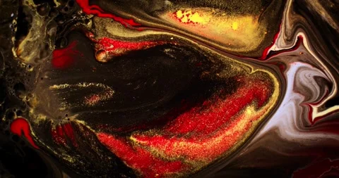 Abstract Paint In Motion Video stock 316389468