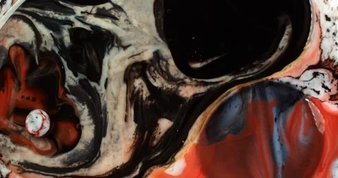 Abstract Paint In Motion Video stock 316389487