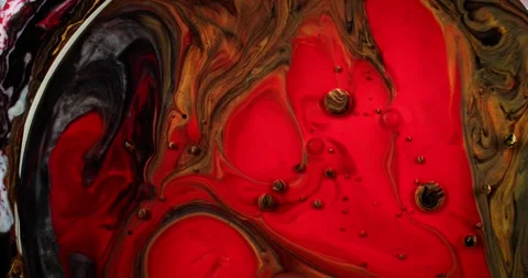 Abstract Paint In Motion Video stock 316389773