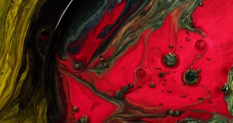 Abstract Paint In Motion Video stock 316389978