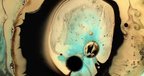 Abstract Paint In Motion Video stock 316390105