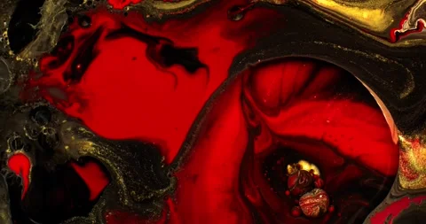 Abstract Paint In Motion Video stock 316390603