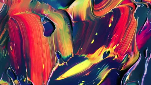 Abstract-Paint-Movement 4K 17 Stock Footage 201783391