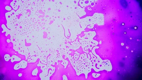 Abstract paint reactions. Background, visual performances, music videos, credits Stock Footage 130056999