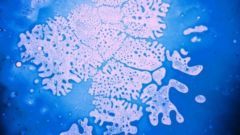 Abstract paint reactions. Background, visual performances, music videos, credits Stock Footage 130061410