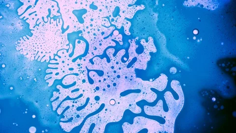 Abstract paint reactions. Background, visual performances, music videos, credits Stock Footage 130062472