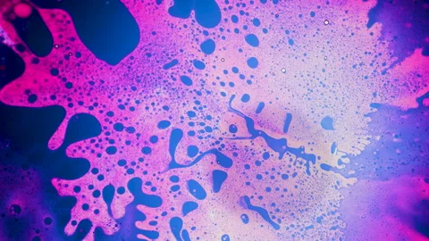 Abstract paint reactions. Background, visual performances, music videos, credits Stock Footage 131106882