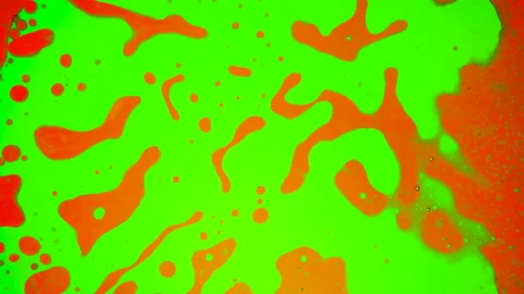 Abstract paint reactions. Background, visual performances, music videos, credits Stock Footage 131107924