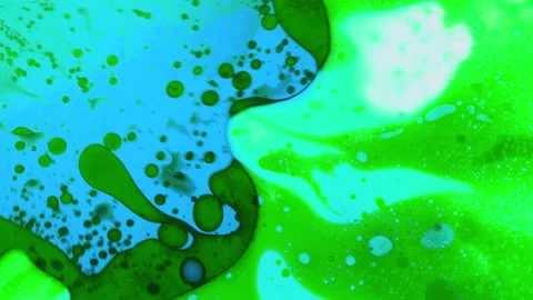 Abstract paint reactions. Background, visual performances, music videos, credits Stock Footage 131108295