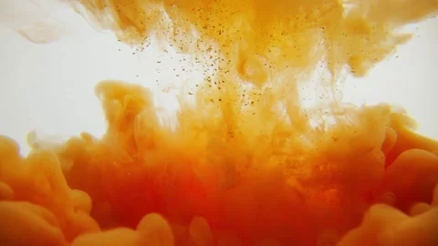 Abstract paint splash in a liquid Stock Footage 196296521