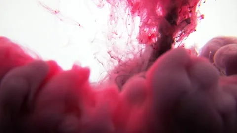 Abstract paint splash in a liquid Stock Footage 196296565