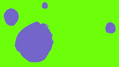 Abstract Paint Splatter on a Vibrant Green Background Stock Footage 304772375