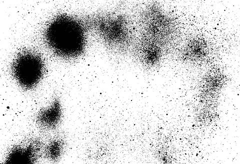 Abstract paint spray, fine particles and grunge dust texture for design elements Stock Illustration