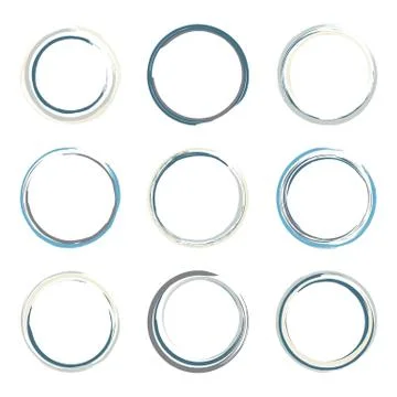 Abstract Paint Stains Stock Illustration