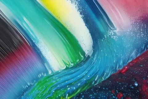 Abstract paint stains, paint texture. Stock Illustration