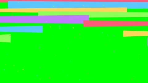 Abstract Paint Stroke Sweeping Across Frame on Green Screen Video stock 342090211