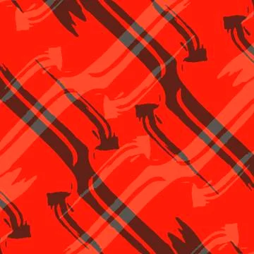 Abstract paint strokes Stock Illustration