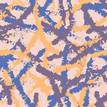 An abstract paint strokes seamless vector pattern Stock Illustration